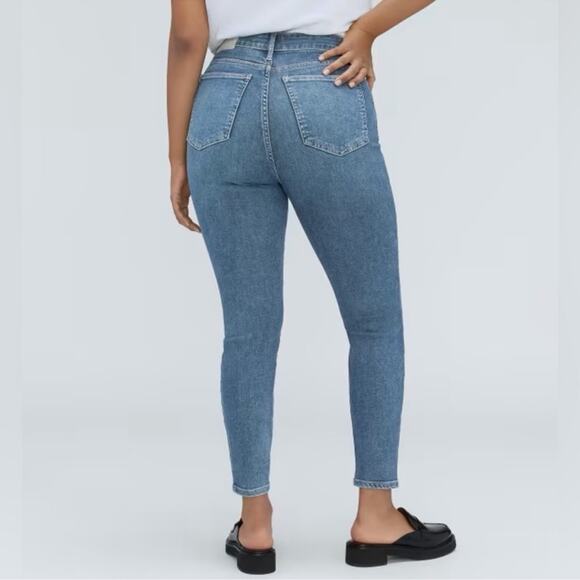 Everlane The Curvy Way High Skinny Jean Organic Cotton Size 28 Regular - Picture 2 of 7